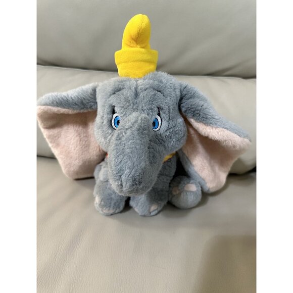 VTG DUMBO PLUSH Stuffed Animal Toy THE DISNEY STORE Big Ears Sewn Eyes Nursery - Picture 2 of 16